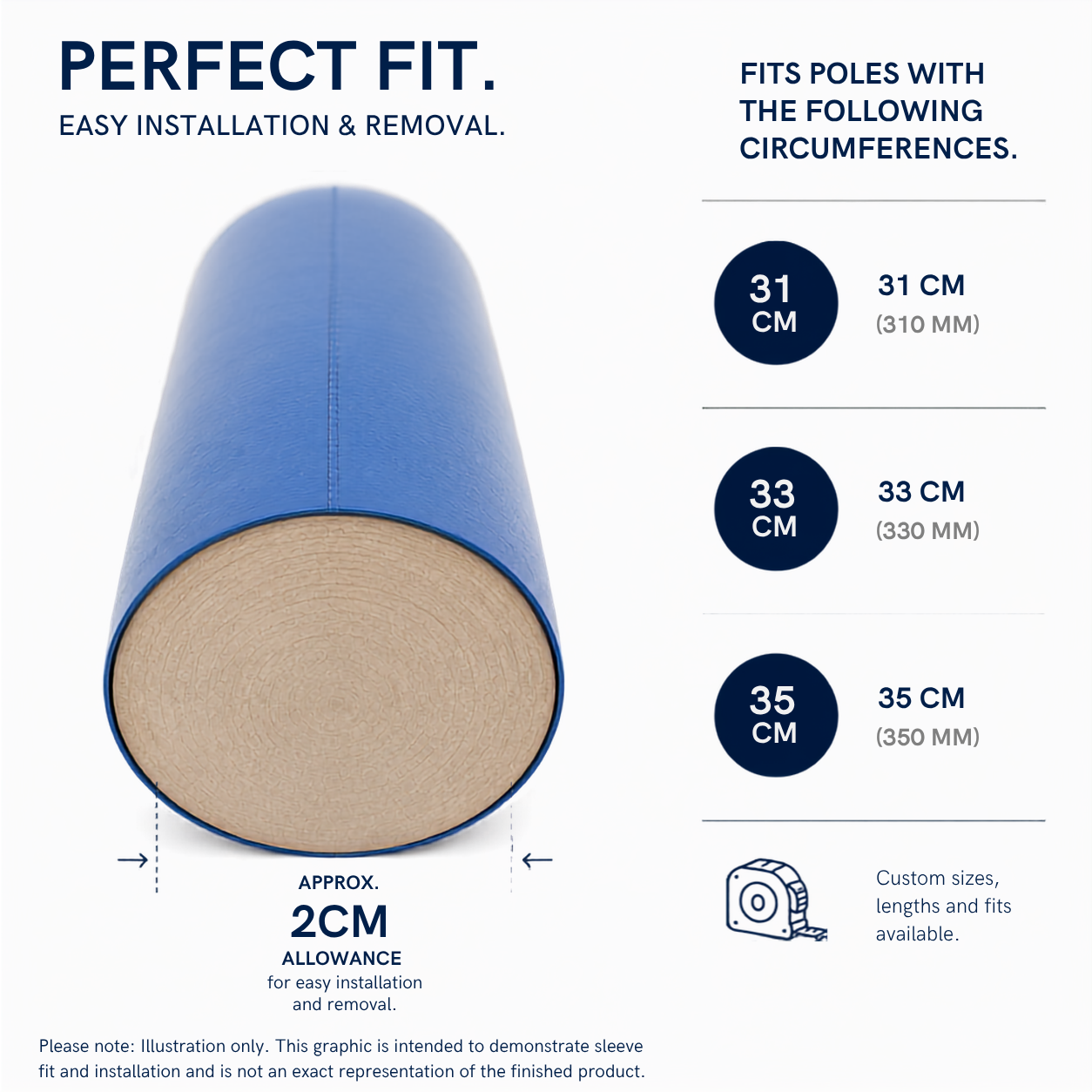 Pole Fillers (Set of 4)